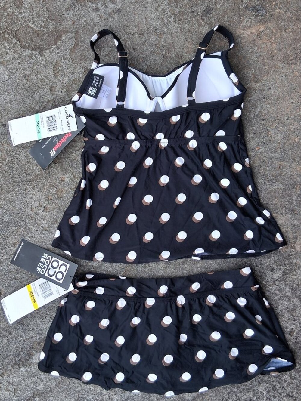 New Coco Reef Tankini swimsuit in size 34D /medium D Cup - Picture 2 of 8